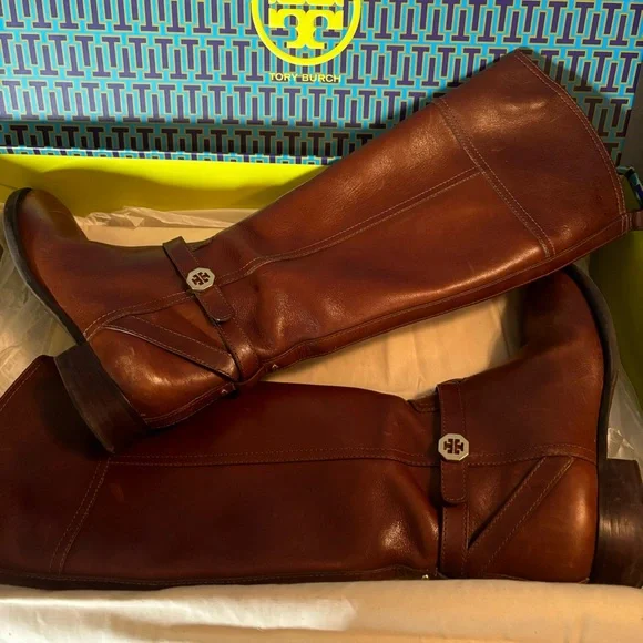 Tory Burch Brita Riding Boot - Picture 7 of 13